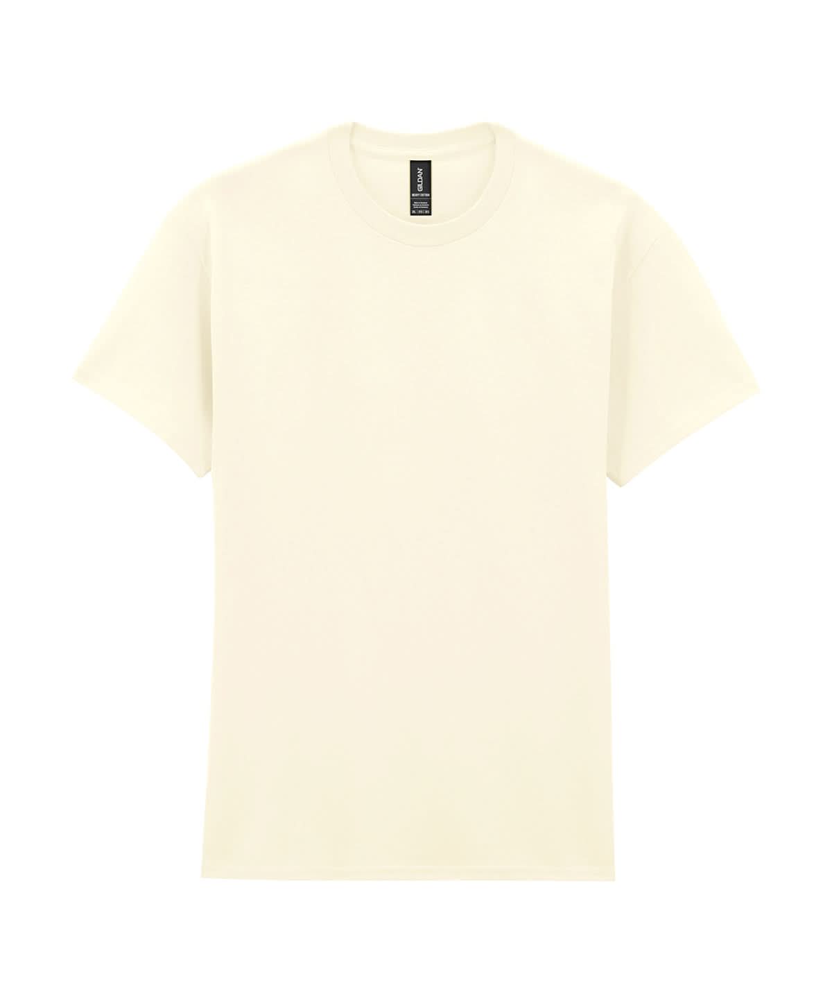 Gildan Heavy Cotton adult t shirt Off White GD005 - Off White - Customisable T-Shirts