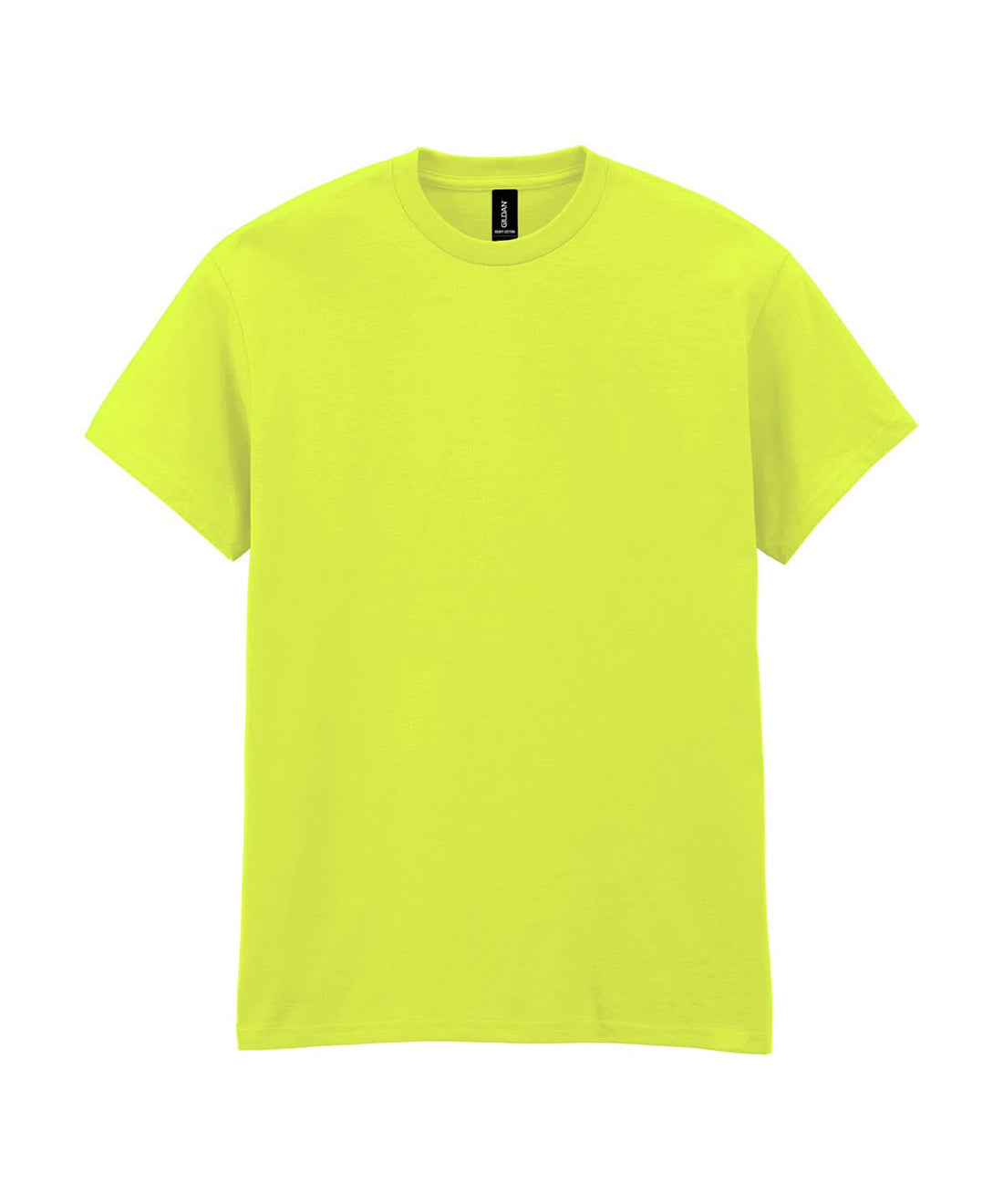Gildan Heavy Cotton adult t shirt Safety Green GD005 - Safety Green - Customisable T-Shirts