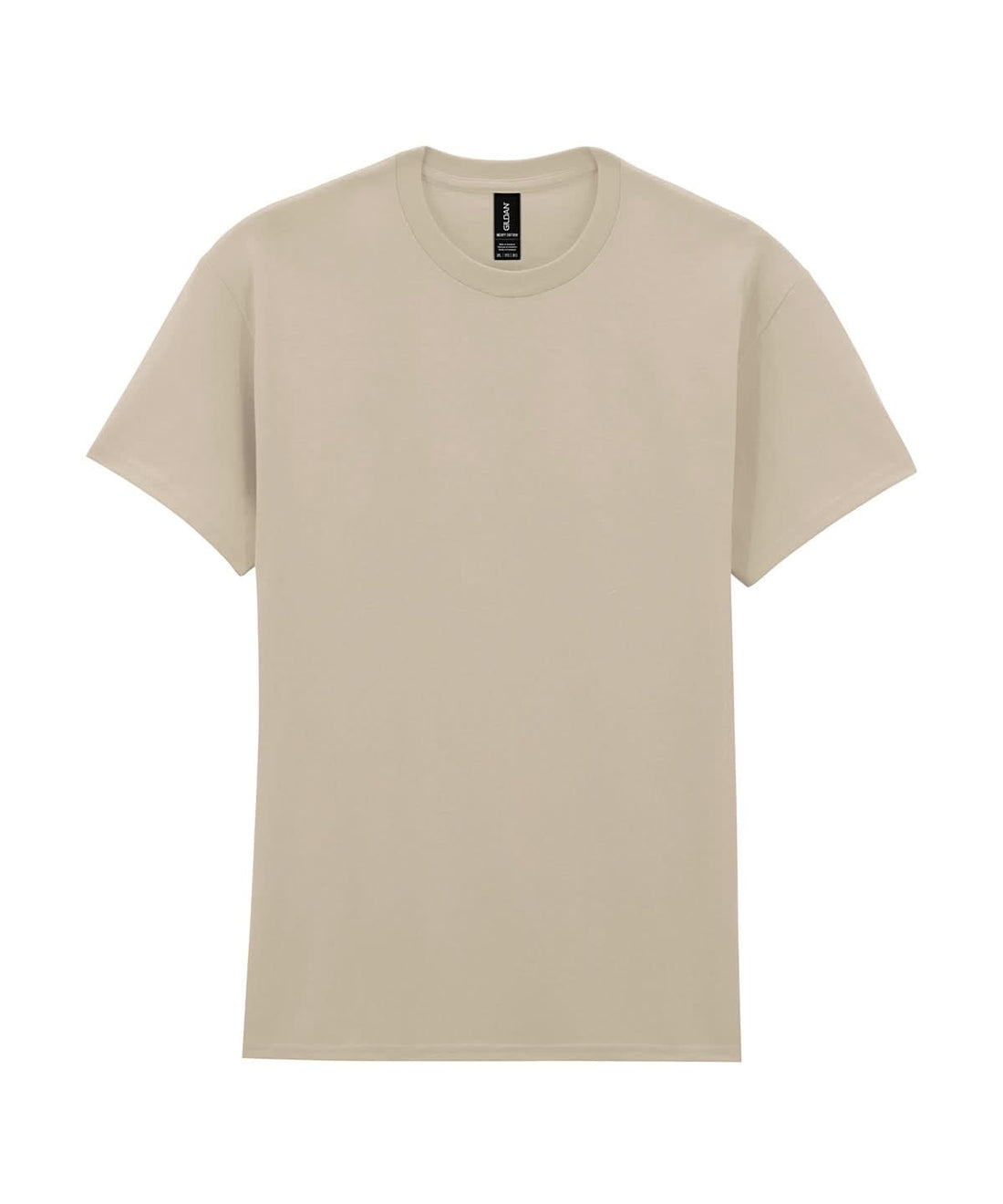 Gildan Heavy Cotton adult t shirt Sand GD005 - Sand - Customisable T-Shirts