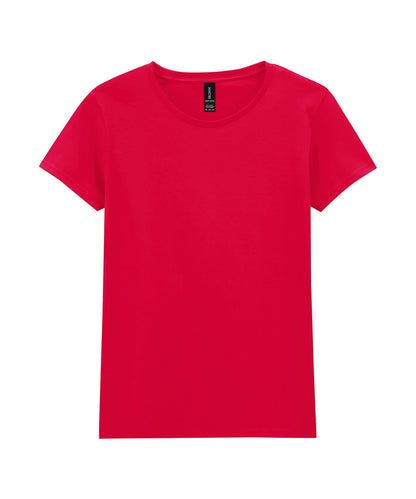 Gildan Heavy Cotton Womens T Shirt GD006 - Red - Customisable T-Shirts
