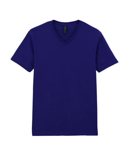 Gildan Softstyle V Neck T Shirt GD010 - Navy - Customisable T-Shirts