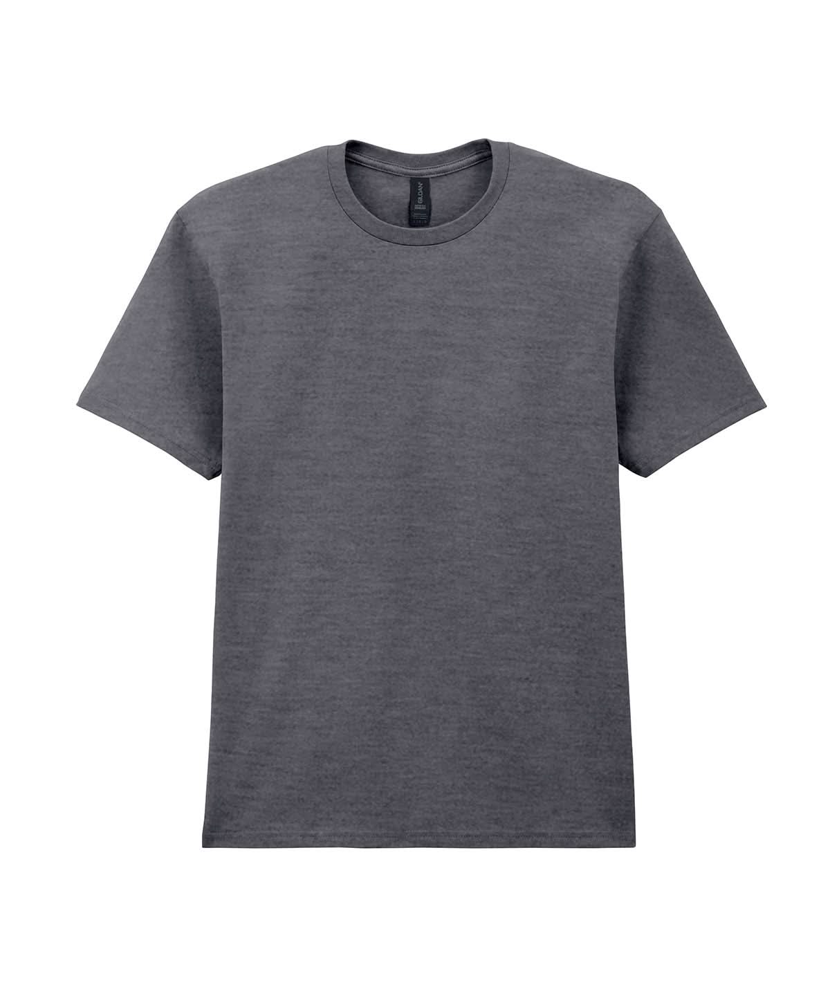 Gildan Softstyle Midweight Adult T Shirt Graphite Heather GD024 - Graphite Heather - Customisable T-Shirts
