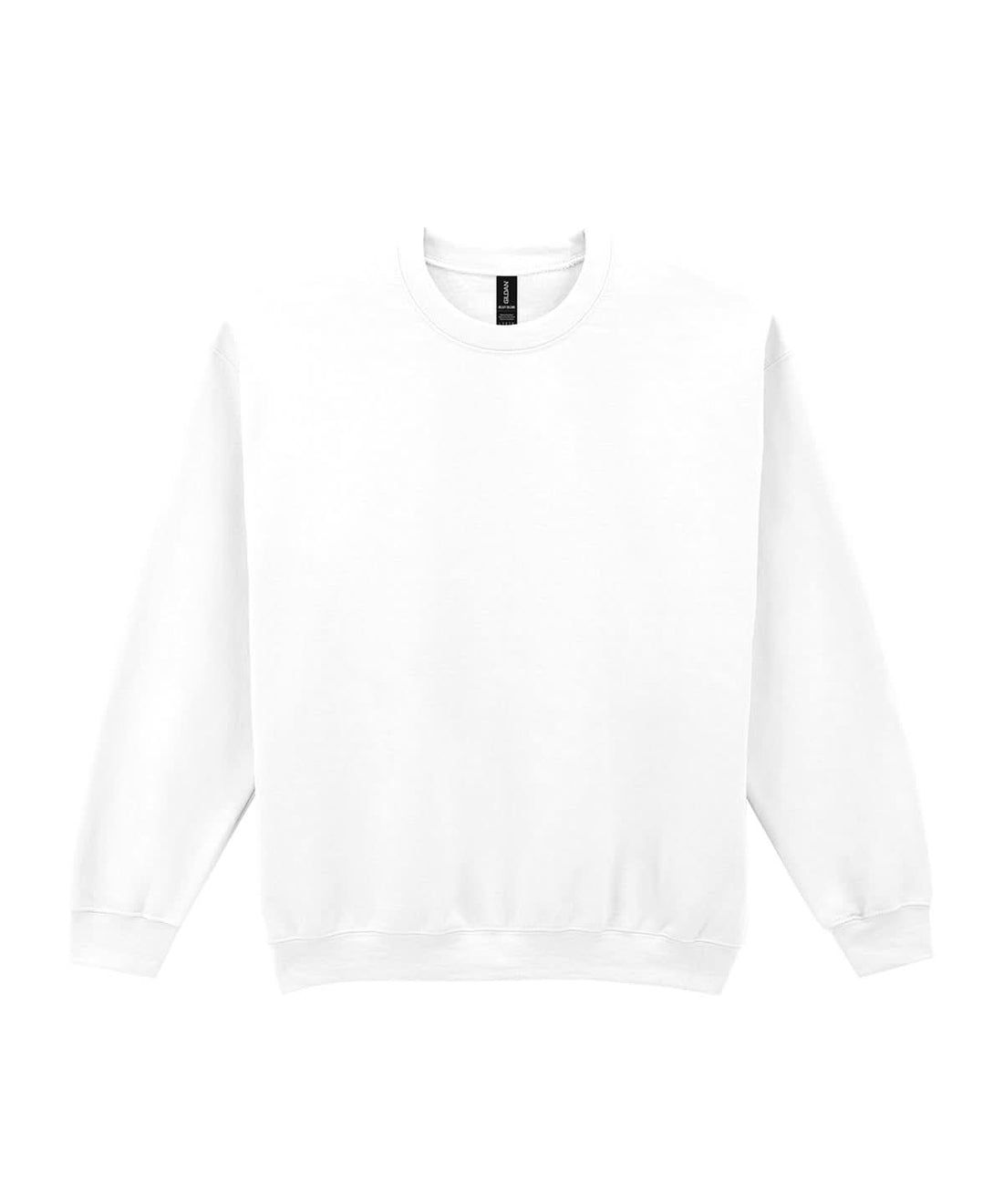 Gildan Heavy Blend Adult Crew Neck Sweatshirt White GD056 - White - Customisable Sweatshirts