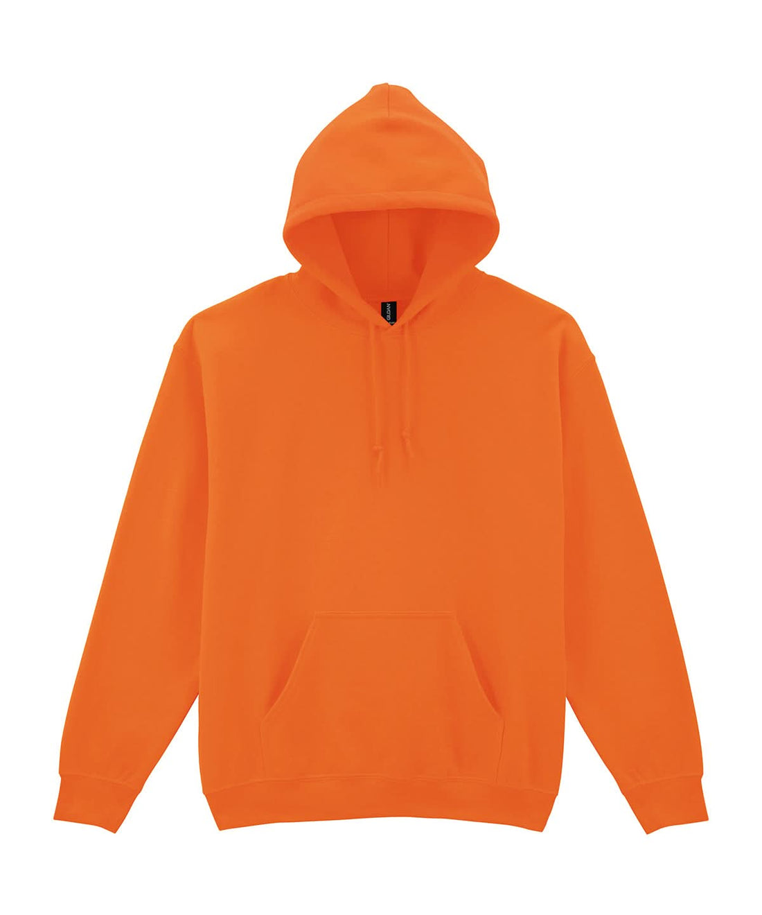 Gildan Heavy Blend Hooded Sweatshirt Safety Orange GD057 - Safety Orange - Customisable Sweatshirts