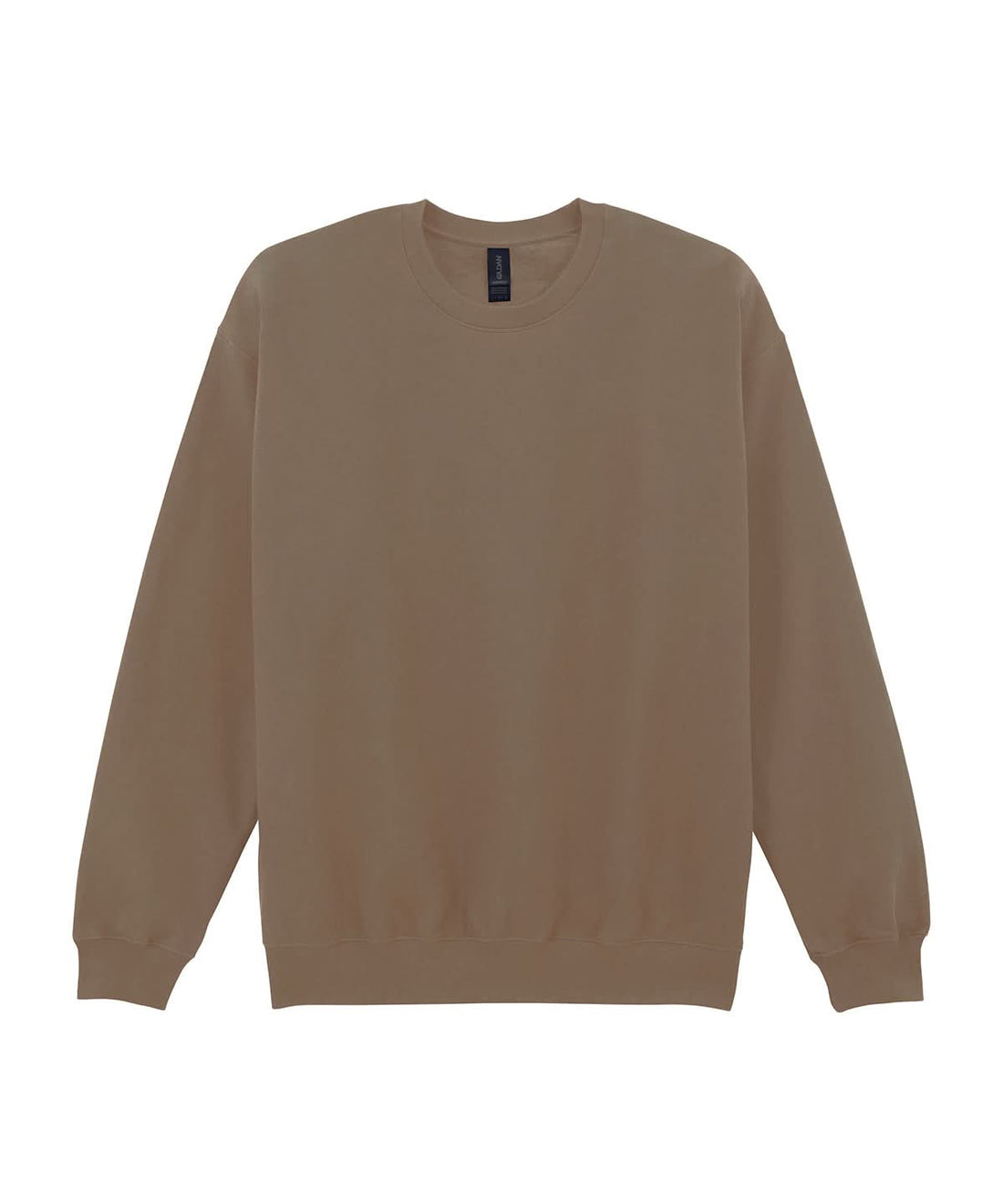 Gildan Softstyle Midweight Fleece Adult Crew Neck Brown Savana GD066 - Brown Savana - Customisable Sweatshirts