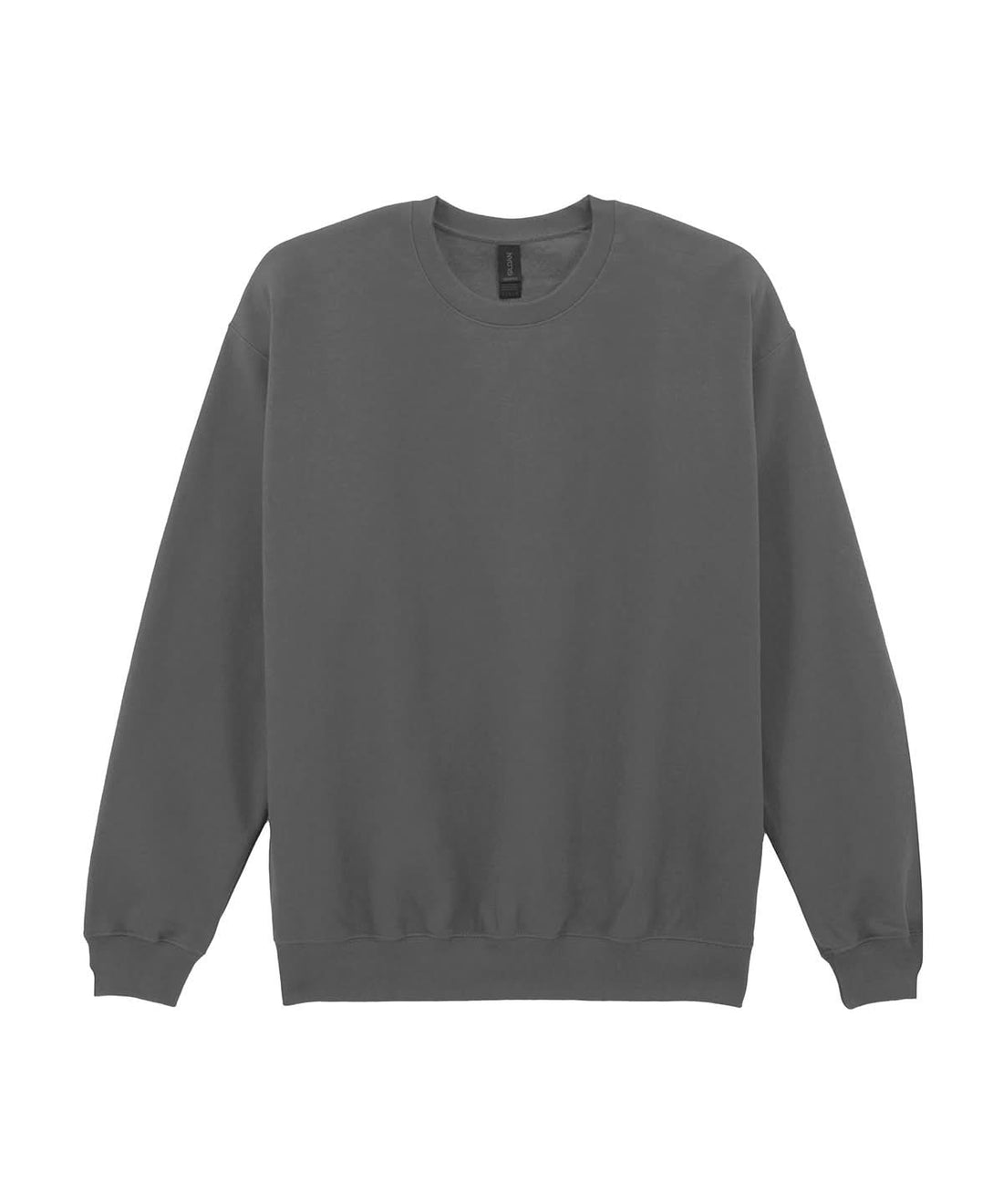 Gildan Softstyle Midweight Fleece Adult Crew Neck Charcoal GD066 - Charcoal - Customisable Sweatshirts