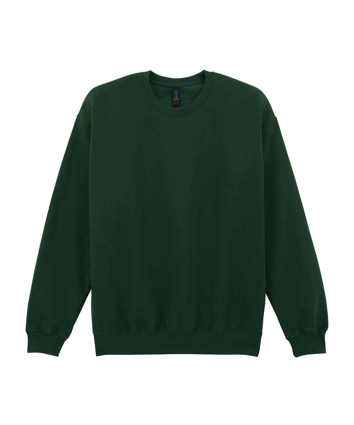 Gildan Softstyle Midweight Fleece Adult Crew Neck Forest Green GD066 - Forest Green - Customisable Sweatshirts