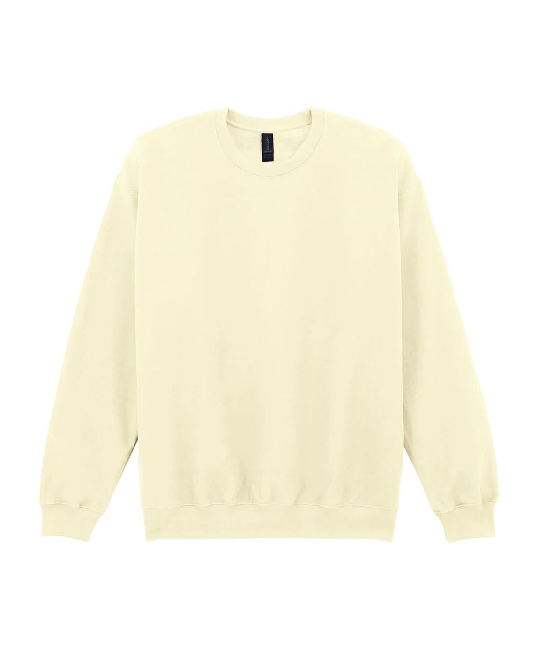 Gildan Softstyle Midweight Fleece Adult Crew Neck Off White GD066 - Off White - Customisable Sweatshirts