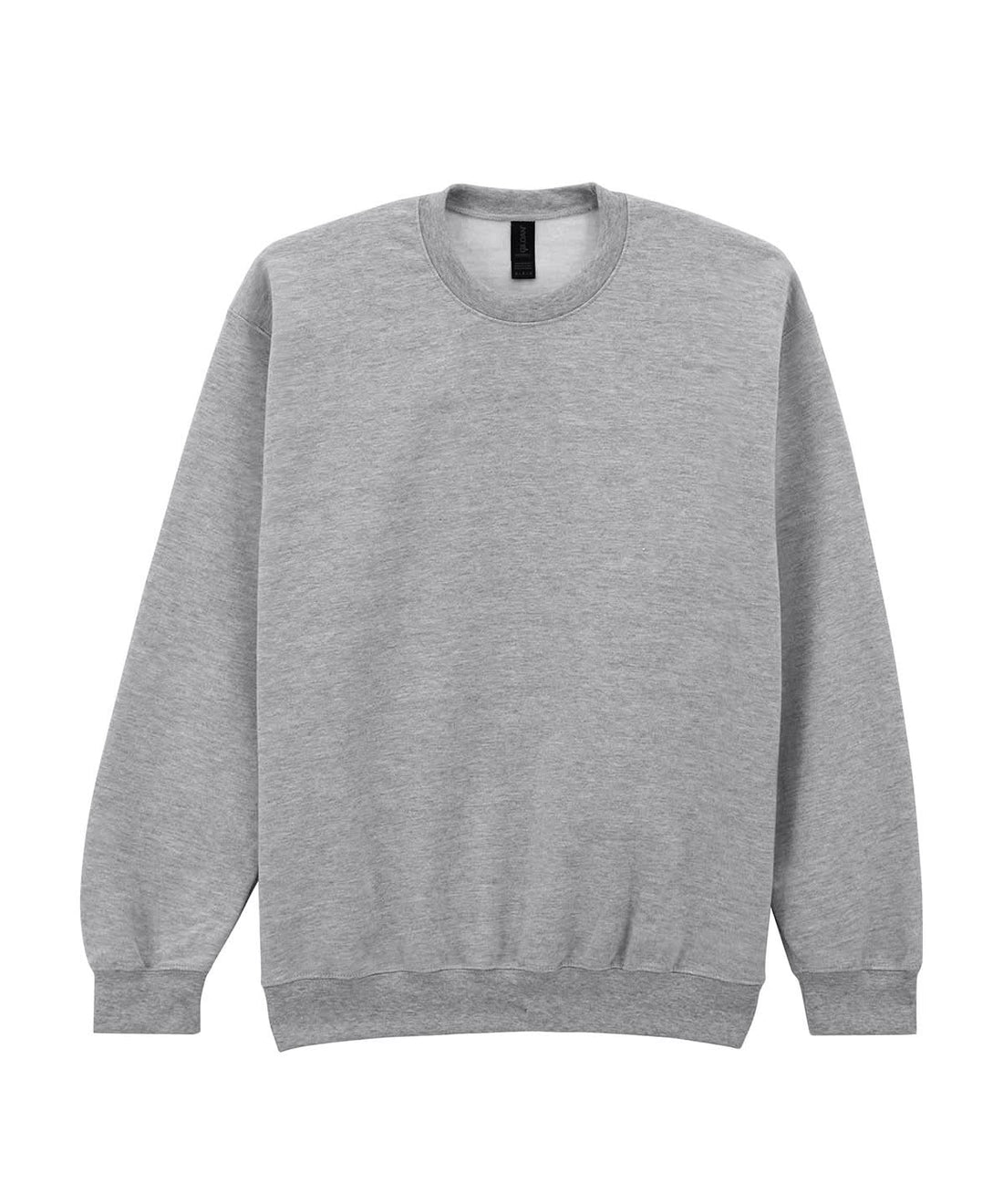 Gildan Softstyle Midweight Fleece Adult Crew Neck Ringspun Sport Grey GD066 - Ringspun Sport Grey - Customisable Sweatshirts