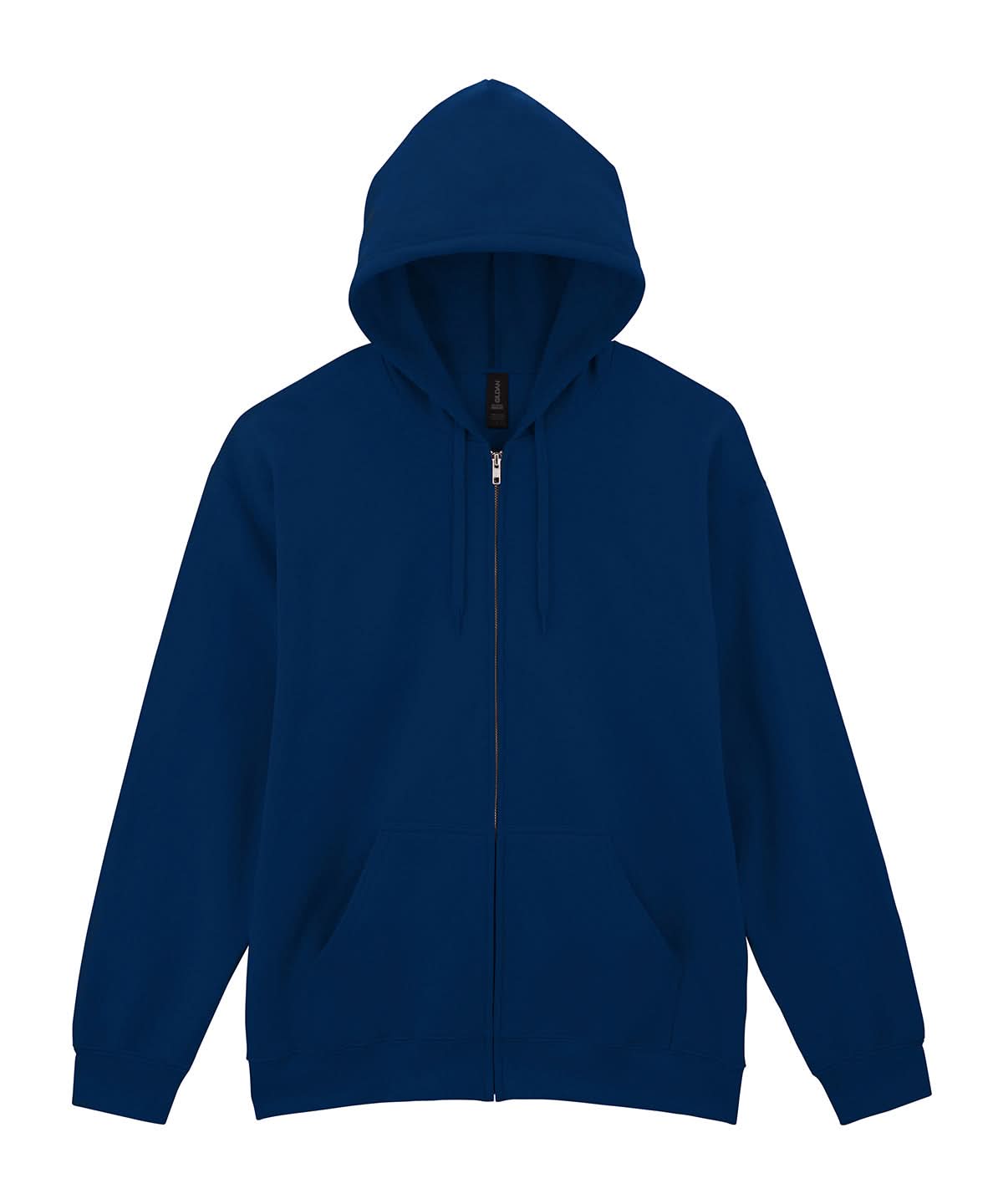 Gildan Softstyle Midweight Fleece Adult Full Zip Hooded sweatshirt GD068 - Navy - Customisable Sweatshirts