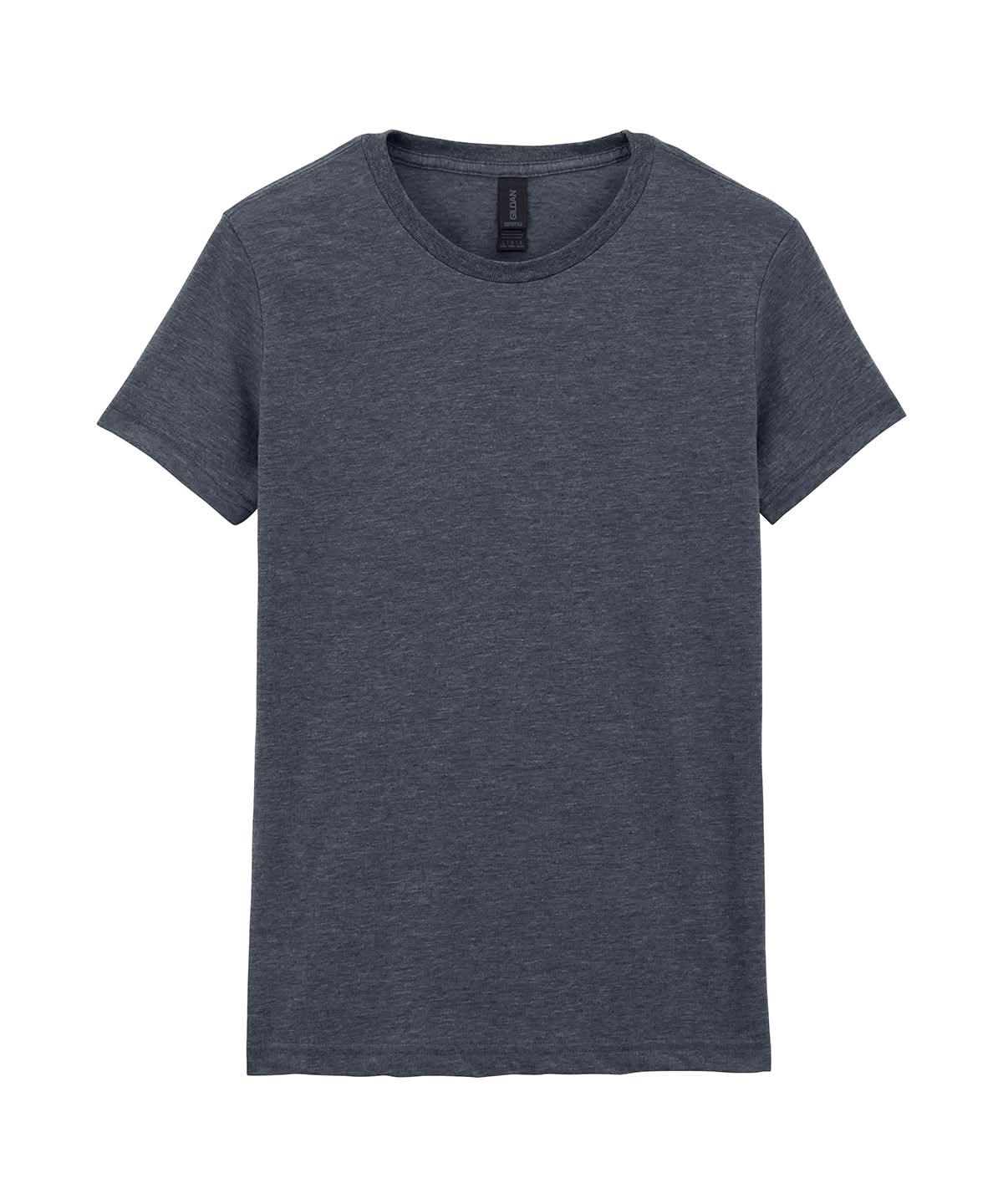 Gildan Softstyle Womens Ringspun T Shirt Dark Heather GD072 - Dark Heather - Customisable T-Shirts