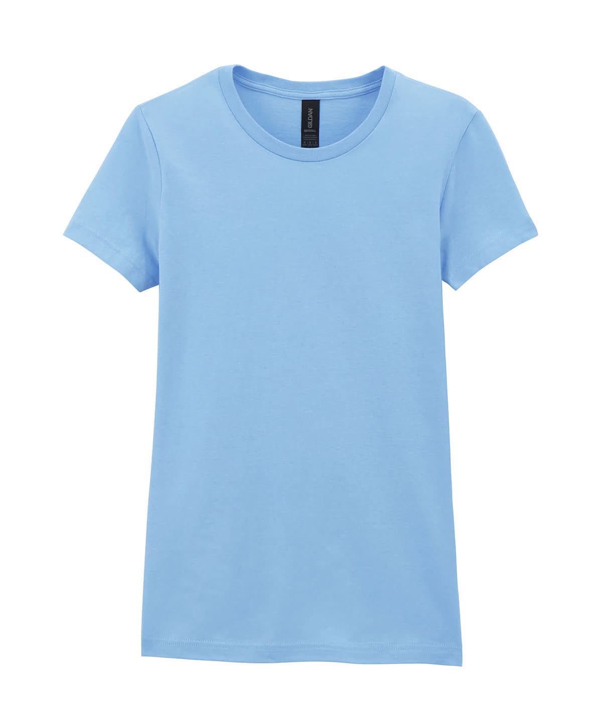 Gildan Softstyle Womens Ringspun T Shirt Light Blue GD072 - Light Blue - Customisable T-Shirts