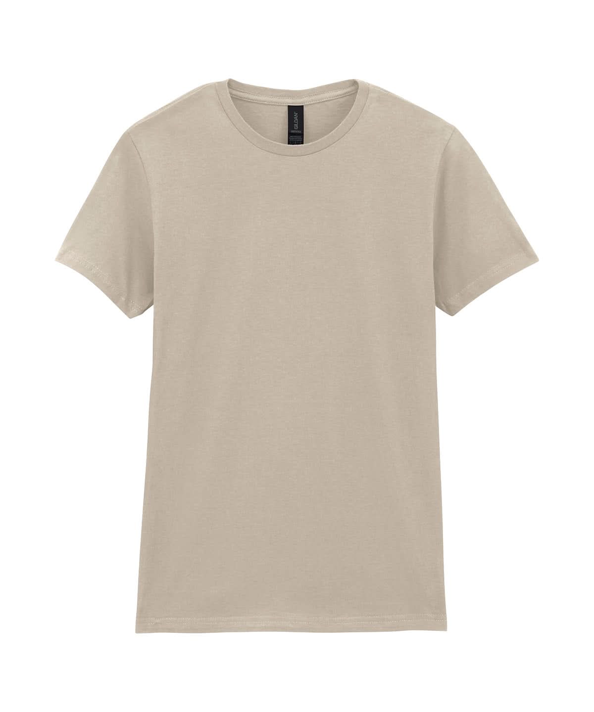 Gildan Softstyle Womens Ringspun T Shirt Sand GD072 - Sand - Customisable T-Shirts