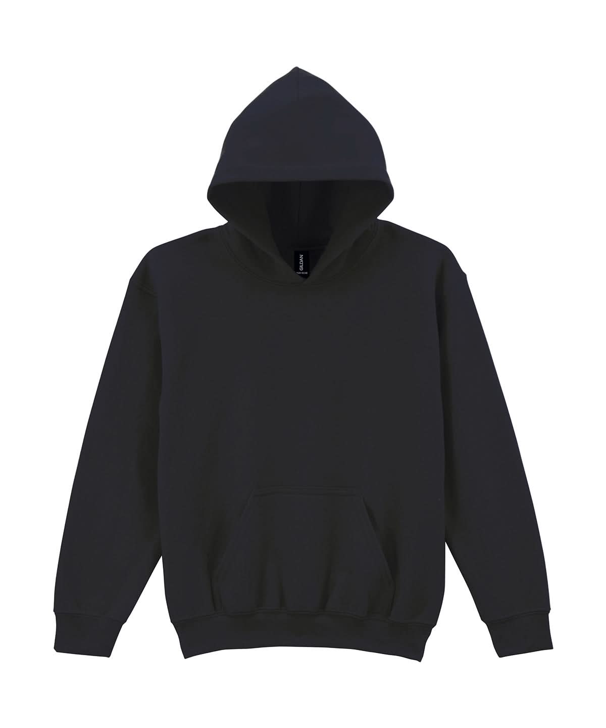 Gildan Heavy Blend Youth Hooded Sweatshirt GD57B - Black - Customisable Sweatshirts