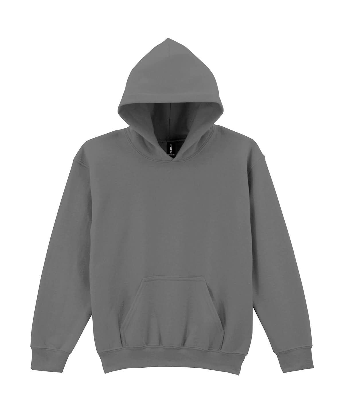 Gildan Heavy Blend Youth Hooded Sweatshirt GD57B - Charcoal - Customisable Sweatshirts