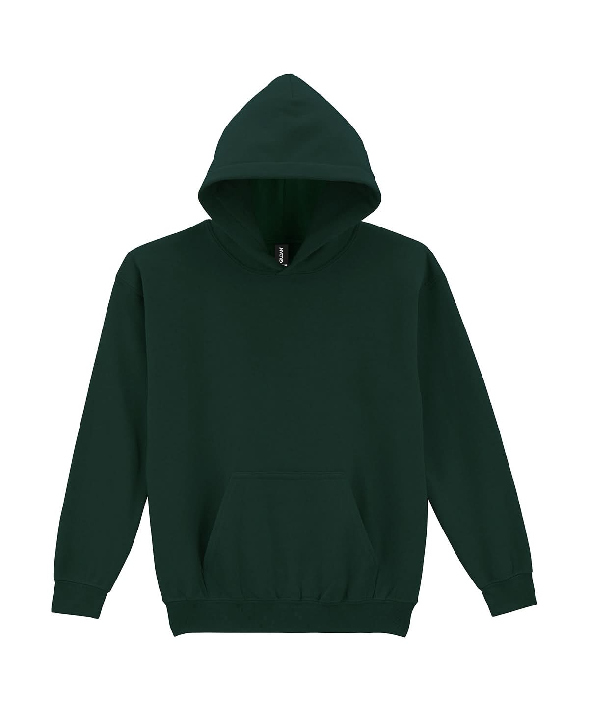 Gildan Heavy Blend Youth Hooded Sweatshirt GD57B - Forest - Customisable Sweatshirts