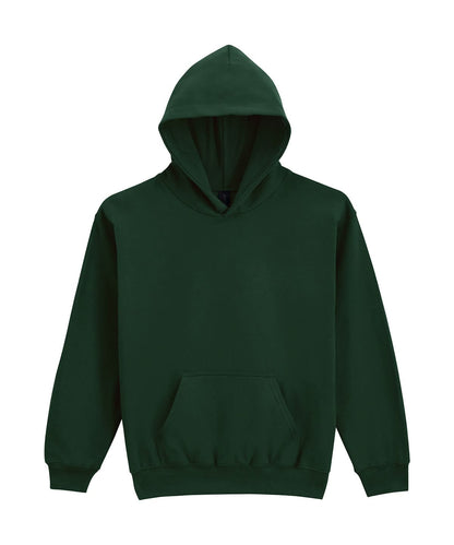 Gildan Softstyle Midweight Fleece Youth Hoodie GD67B - Forest Green - Customisable Hoodies