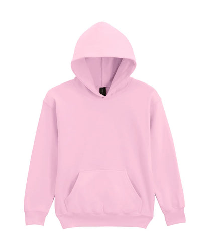 Gildan Softstyle Midweight Fleece Youth Hoodie GD67B - Light Pink - Customisable Hoodies