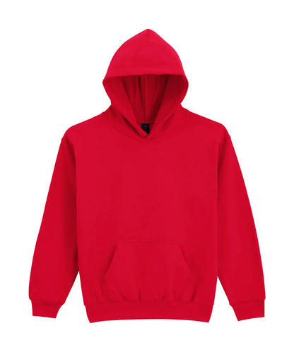 Gildan Softstyle Midweight Fleece Youth Hoodie GD67B - Red - Customisable Hoodies