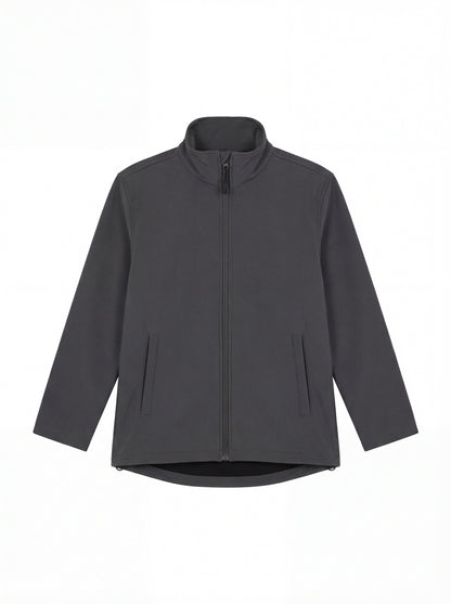Eco Full Zip Softshell Jacket - GR65 - Charcoal - Customisable JACKETS