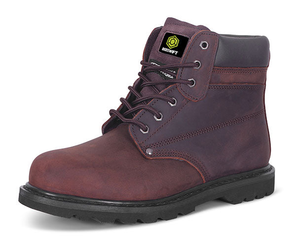 Beeswift Goodyear Welted Inch Boot - Brown - Customisable Safety Boots