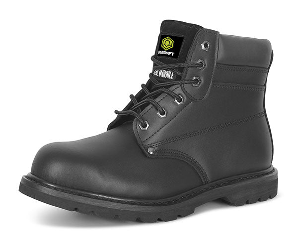Beeswift Goodyear Welted Inch Boot - Black - Customisable Safety Boots