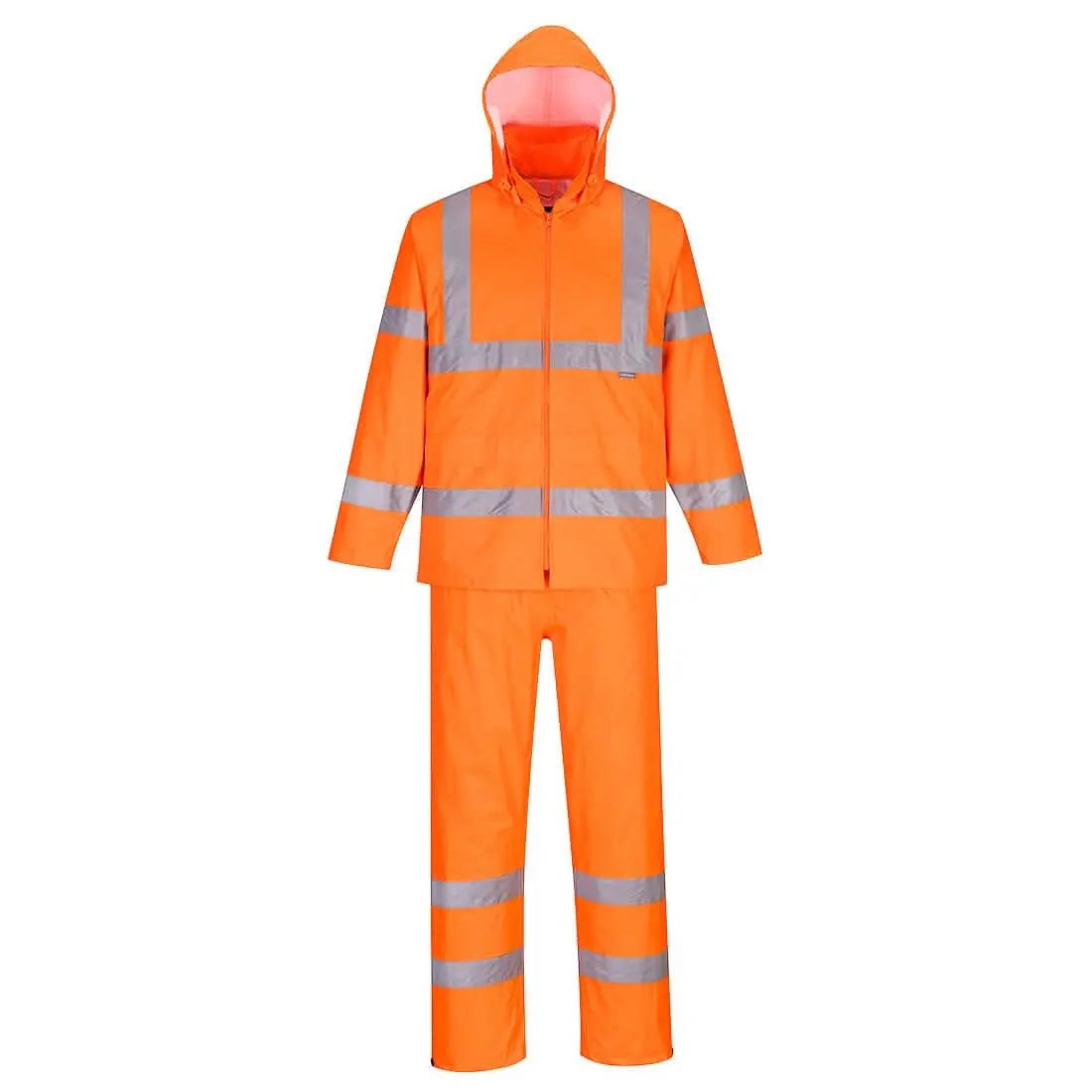 Hi Vis Rain Suit H448 - Orange - Customisable Rain Suits