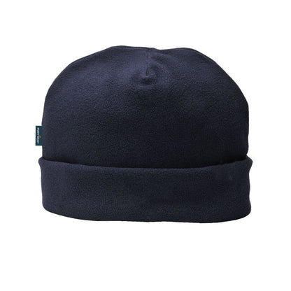 Insulated Fleece Beanie Ha10 - Navy R - Customisable All Weather Accessories