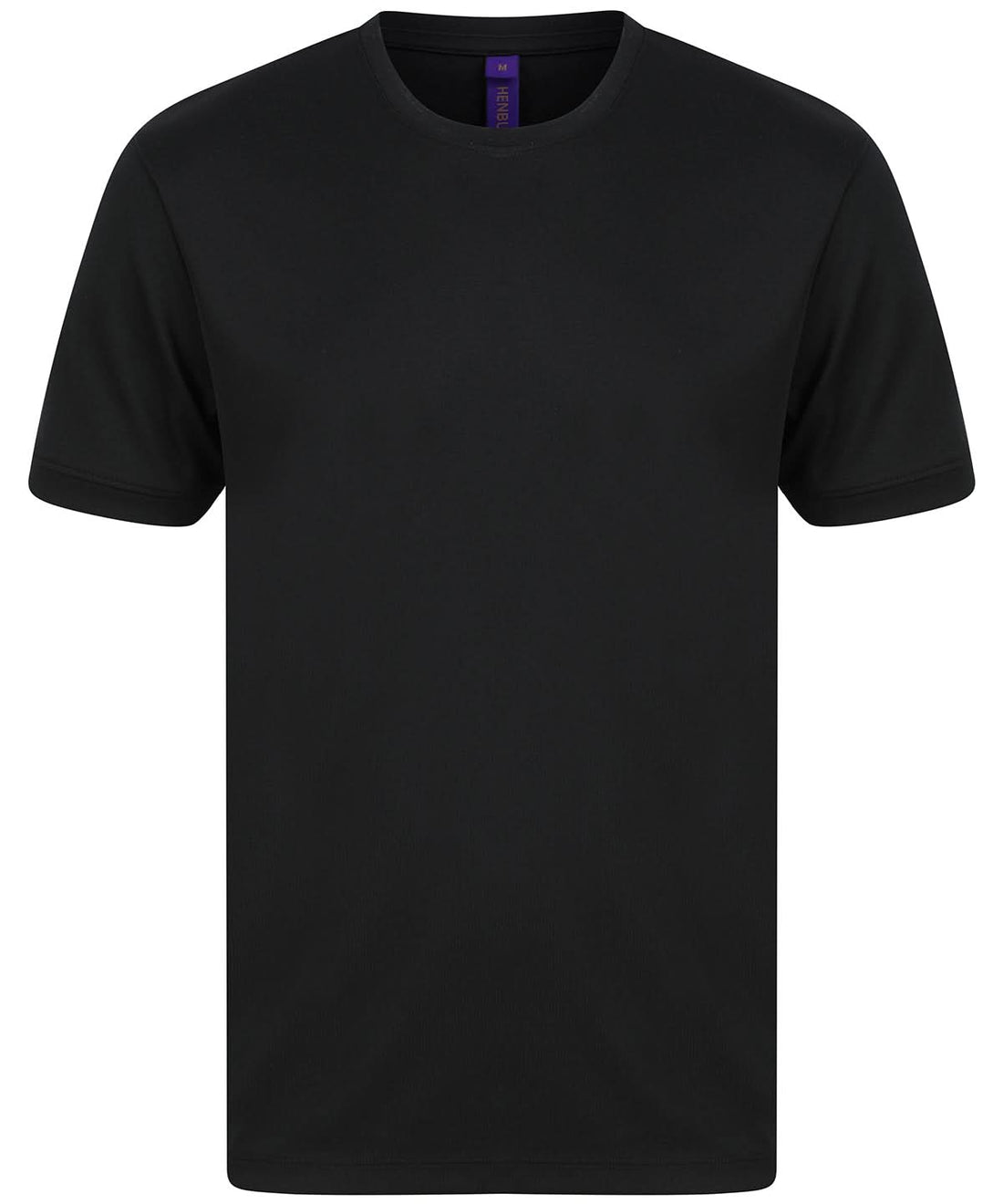 Henbury Hi Cool Performance T Shirt HB024 - Black - Customisable T-Shirts