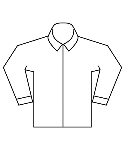 Henbury Long Sleeve Cotton Feel Coolplus Shirt HB582 - White - Customisable Shirts