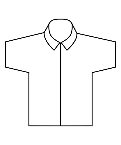 Henbury Short Sleeve Cotton Feel Coolplus Shirt HB588 - White - Customisable Shirts