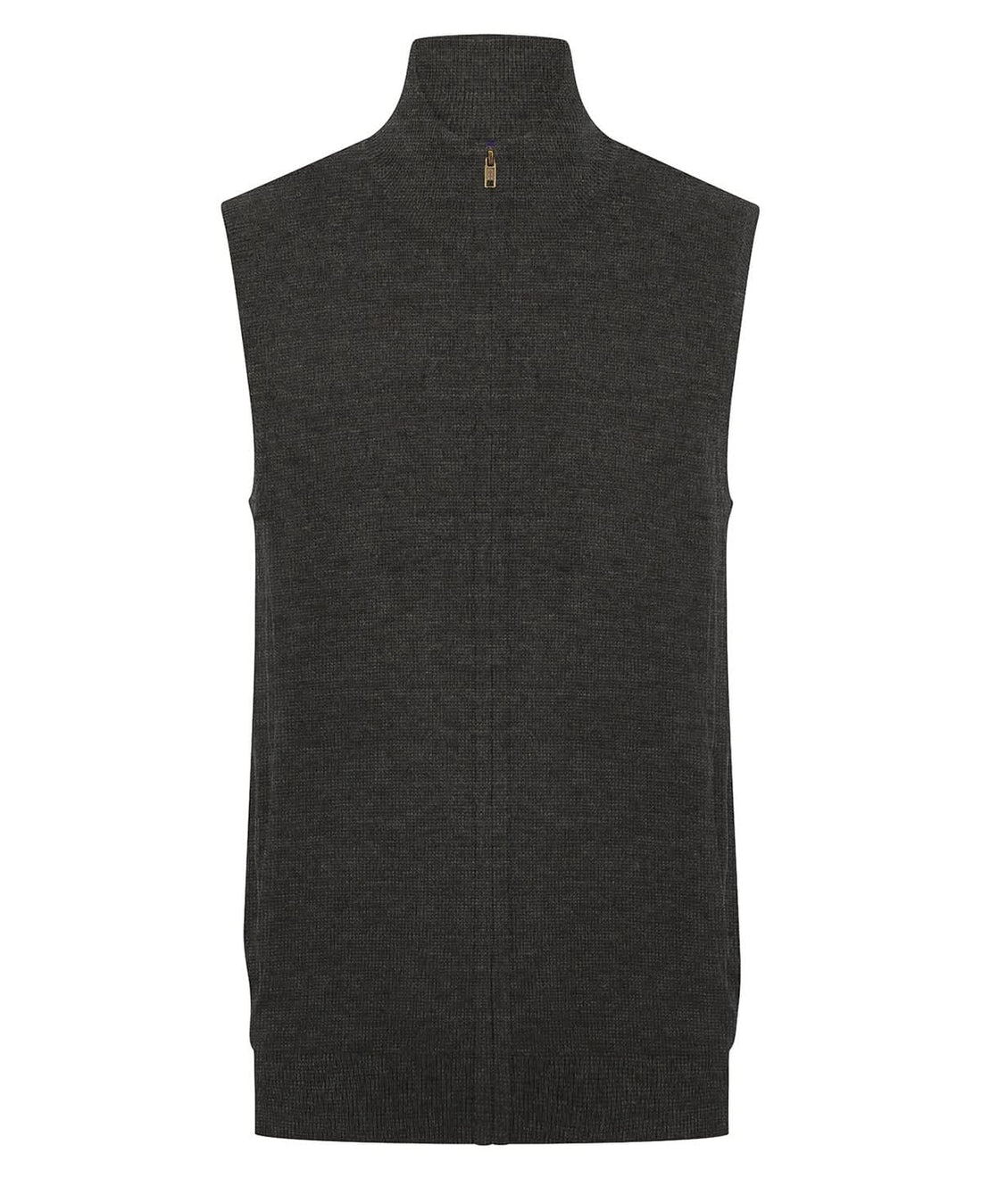 Henbury Sleeveless Zip Through Jumper HB711 - Grey Marl - Customisable Gilets &amp; Body Warmers