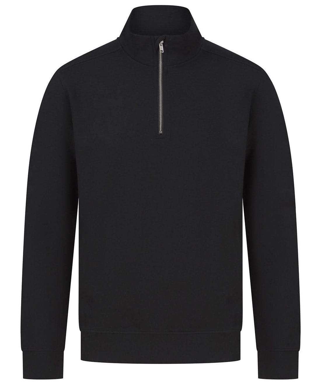 Henbury Unisex Sustainable Zip Sweatshirt HB842 - Black - Customisable Sweatshirts