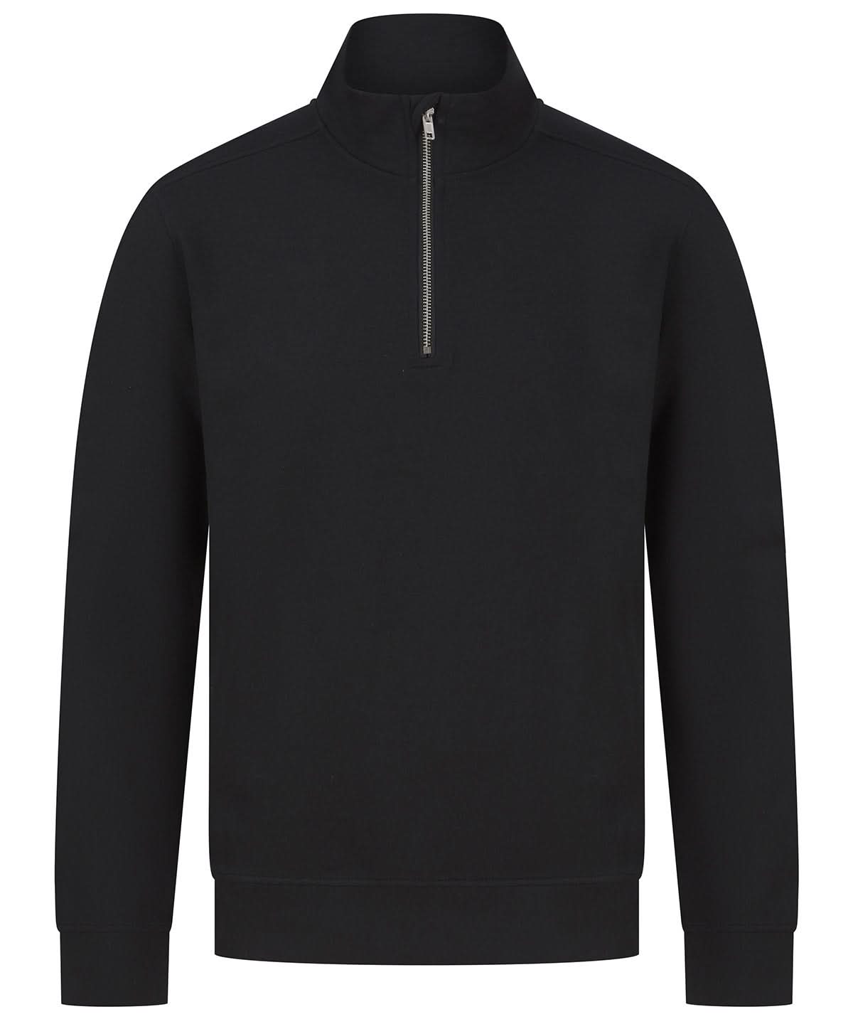 Henbury Unisex Sustainable Zip Sweatshirt HB842 - Black - Customisable Sweatshirts