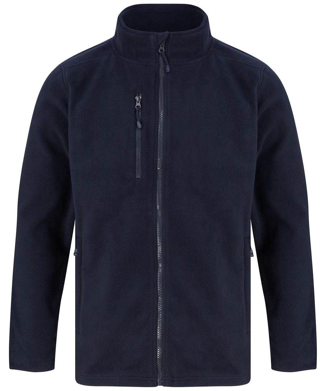 Henbury Recycled Polyester Microfleece Jacket HB860 - Navy - Customisable Jackets