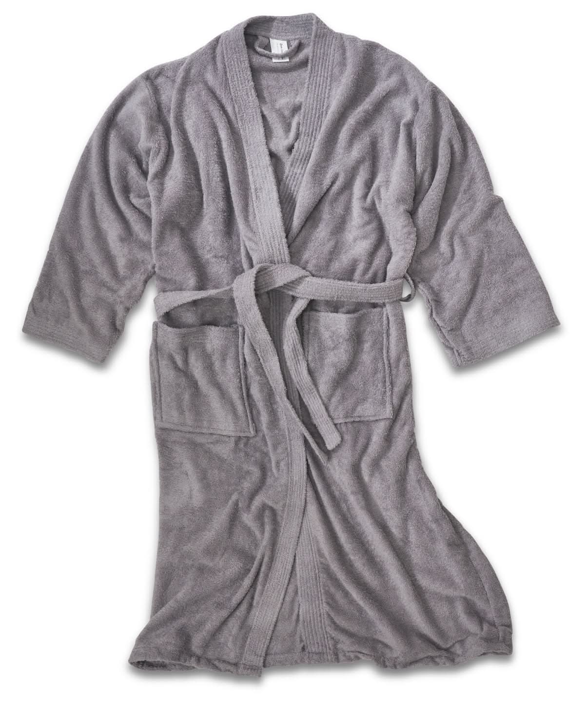 Home &amp; Living Bamboo kimono robe HL004 - Grey One size - Customisable Robes
