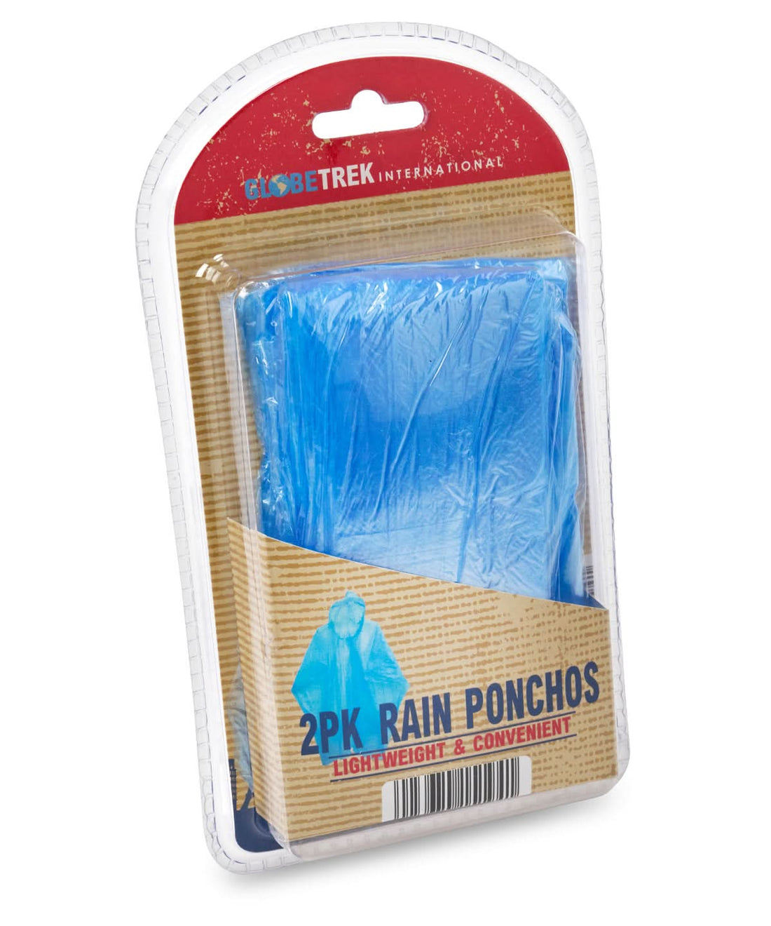 Home &amp; Living Rain ponchos 2 pack HL038 - Blue One size - Customisable Ponchos