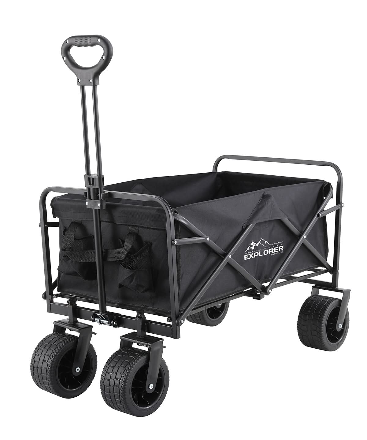Home &amp; Living Explorer foldable cart HL040 - Black One size - Customisable Storage