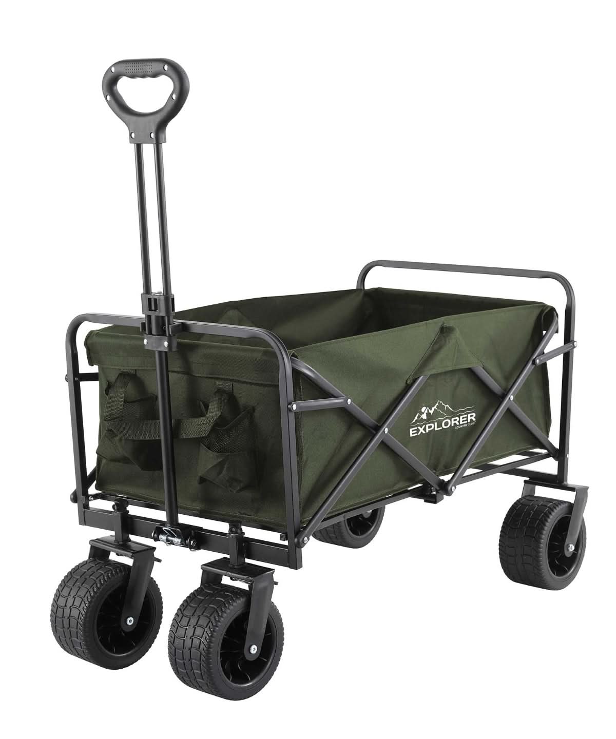 Home &amp; Living Explorer foldable cart HL040 - Green One size - Customisable Storage