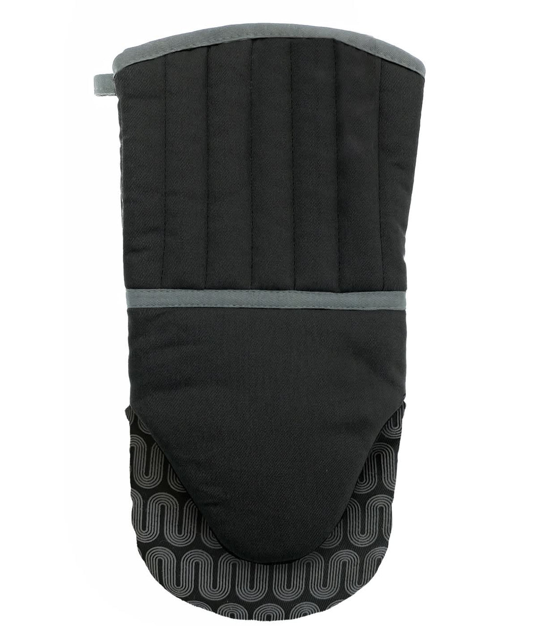 Home &amp; Living Pro Chef silicone mitt HL202 - Black One size - Customisable Gloves
