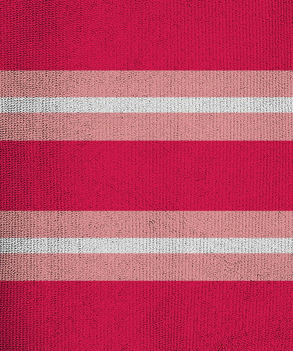 Home &amp; Living Cotton changing robe HL211 - Pink Stripe One size - Customisable Robes