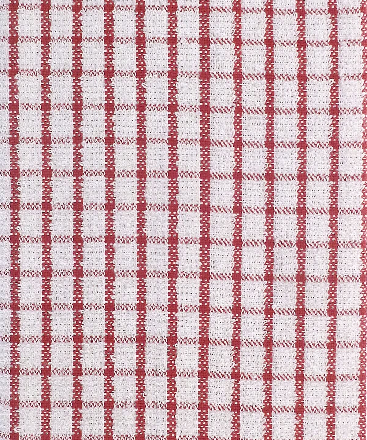 Home &amp; Living Recycled terry tea towels 2 pack HL214 - Red One size - Customisable Towels