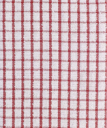 Home &amp; Living Recycled terry tea towels 2 pack HL214 - Red One size - Customisable Towels