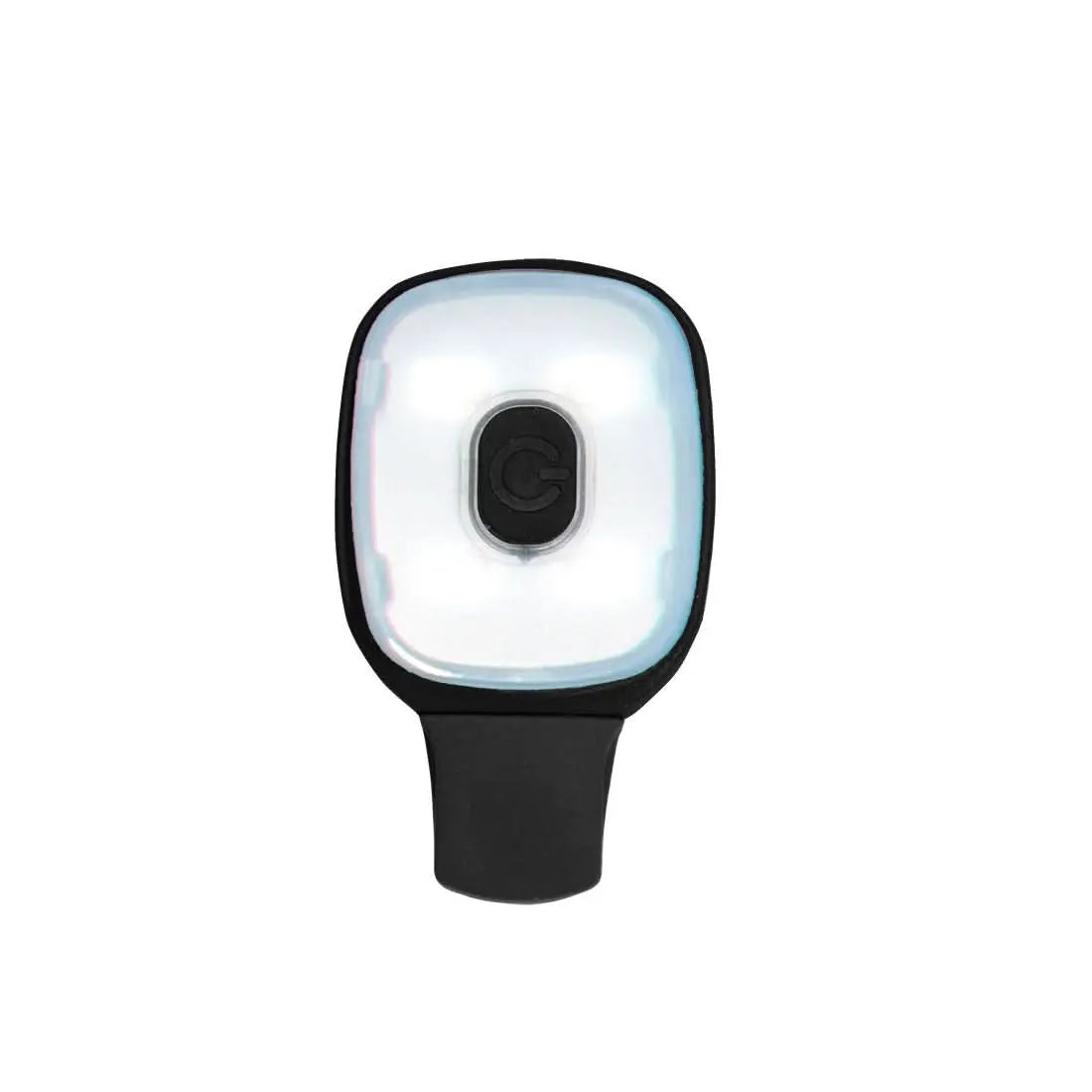 Usb Rechargeable Light Clip - Black - Customisable PPE