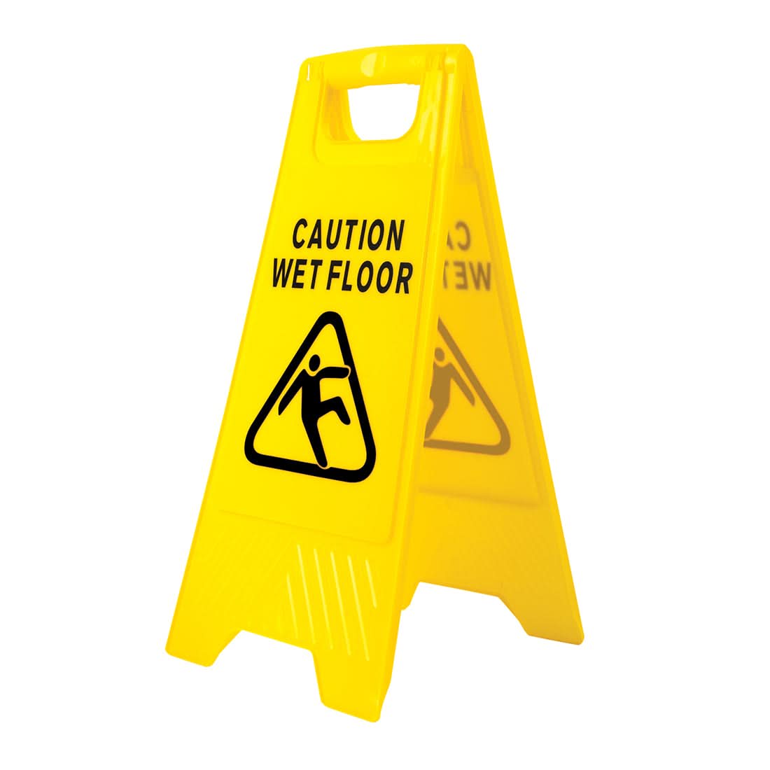 Portwest Wet Floor Warning Sign Hi Vis20 - Yellow - Customisable PPE