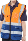 Orange / Navy