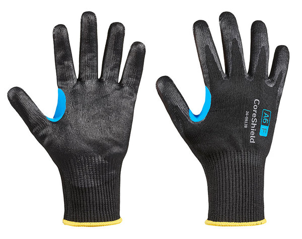 Honeywell Coreshield Smooth Nitrile Cut F Gloves - Black - Customisable Nitrile