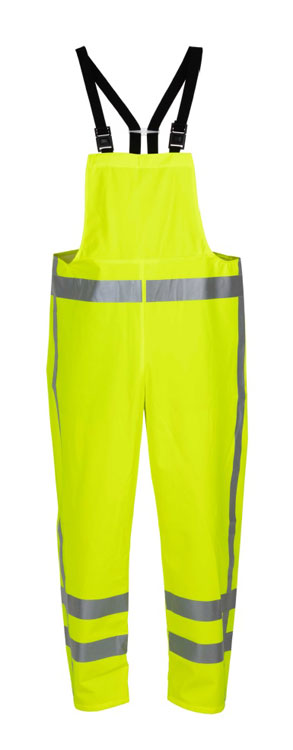 Hydrowear Hydrosoft Vechta Hi Vis Waterproof Bib &amp; Brace - Saturn Yellow - Customisable Bib &amp; Braces