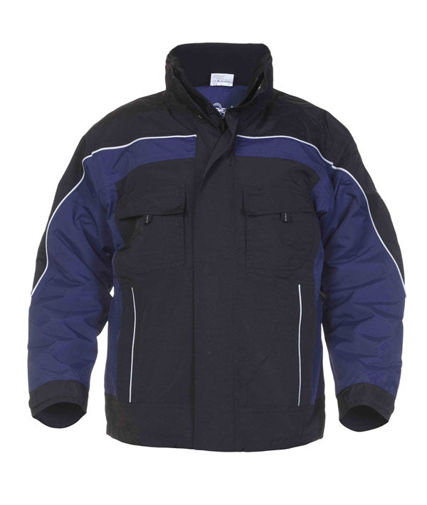 Hyd Simply No Sweat Hydrowear Rimini Sns Waterproof Fixed Lining Pilot Jacket - Navy Black - Customisable Jacket