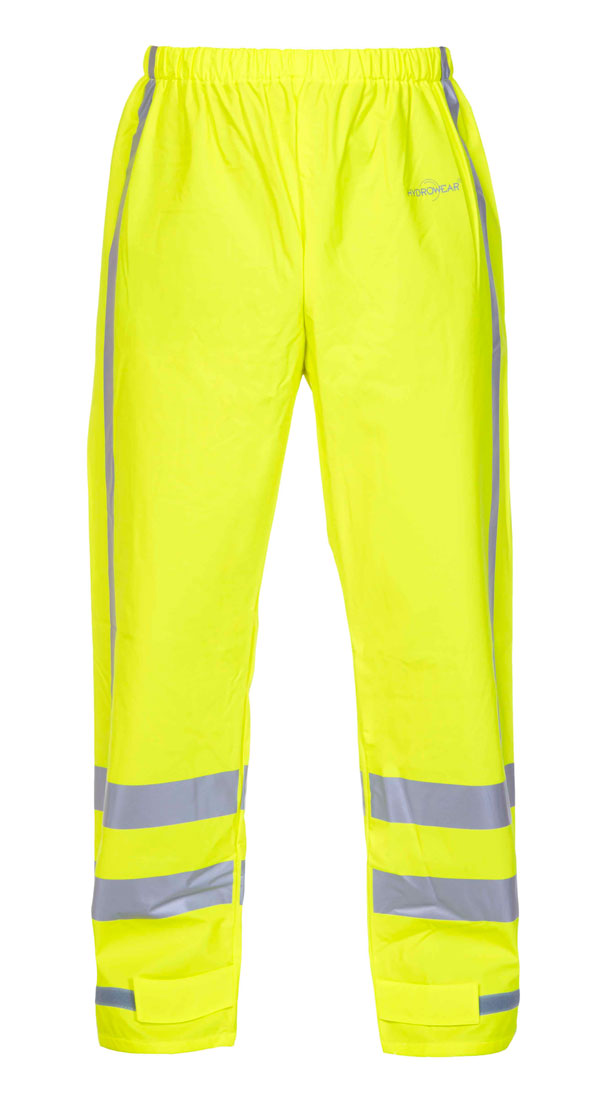 Hyd Fr Ast Multi Hydrowear Nagoya Multi Flame Retardant Hi Vis Anti Static Waterproof Trousers - Saturn Yellow - Customisable Trousers